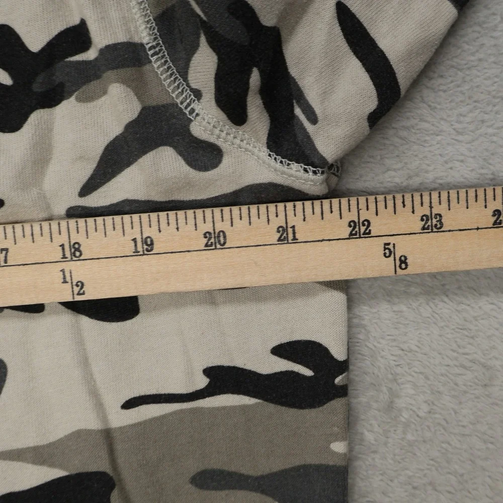 True Religion Sweatshirt Mens Medium White Camo‎ Graphic Crewneck Pullover READ